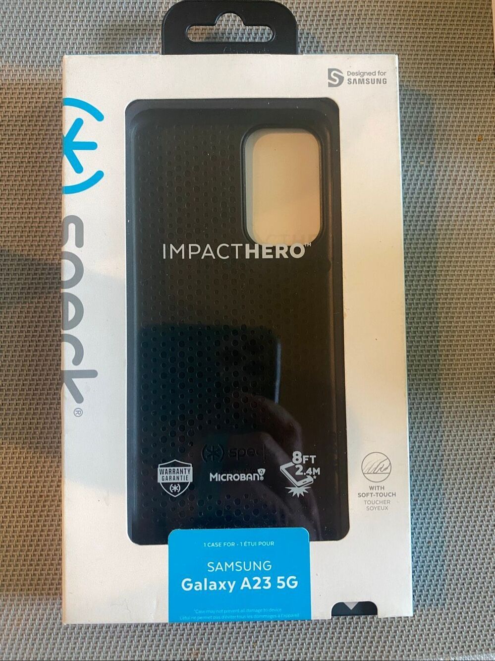 Speck ImpactHero Black Case - Samsung Galaxy A23 5G